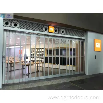 Transparent Crystal Folding Doors